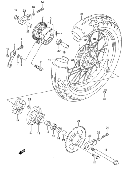 Tube (Rear), Bigboy 250 - Image 8